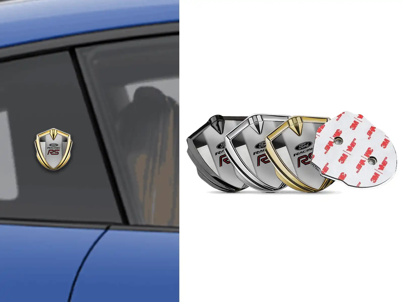 Ford Metall Emblem Abzeichen Pro Stil Edelstahl